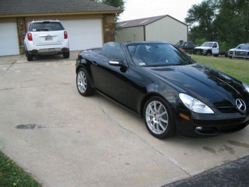 2005 MERCEDES BENZ SLK 350 ROADSTER HARD TOP CONVERTIBLE 78000 MILES BLACK, US $15,900.00, image 14