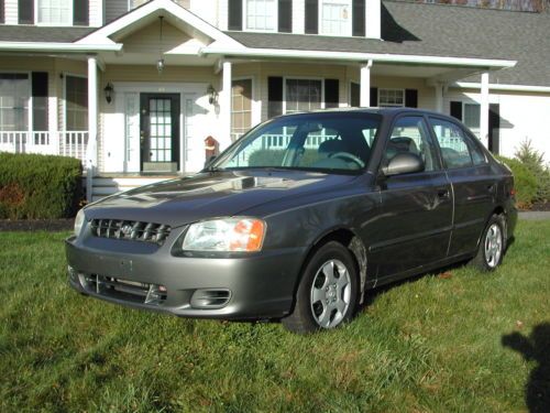 2002 hyundai accent 36,915 miles no reserve