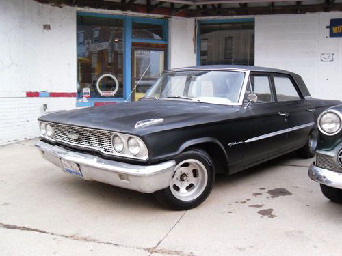 1963 ford galaxie "no reserve" rat rod driver or restore v8