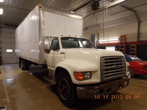 1995 ford f series box truck 7&#039;11&#034;x7&#039;7&#034;x24&#039; t1235592