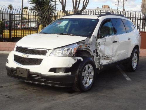 2012 chevrolet traverse 2lt damaged salvage fixer runs! export welcome l@@k!!