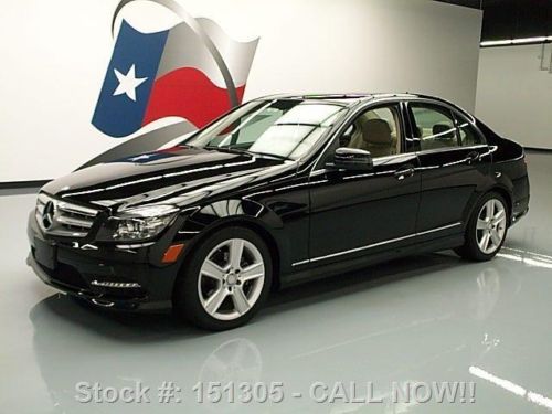 2011 mercedes-benz c300 sport sunroof pwr sunshade 27k texas direct auto