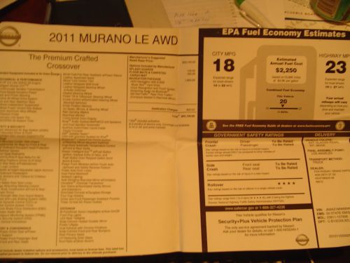 2011 NISSAN Murano AWD 4dr LE, US $28,000.00, image 19