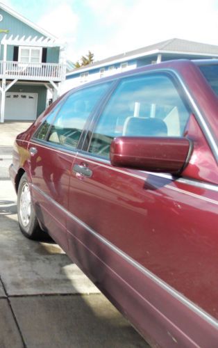 Mercedes 1996 S 420 (SEL)   149,471 miles Red with tan leather interior., US $4,400.00, image 2