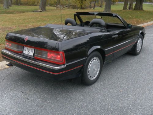 1992 Cadillac Allante Base Convertible 2-Door 4.5L MINT! LOW MILES!, image 2