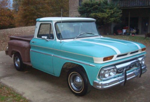 1964 GMC CUSTOM CAB SWB STEPSIDE PICKUP-NO RUST!-BIG BACK GLASS!-HARD TO FIND!, image 6