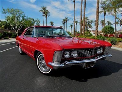 1964 buick riviera real 425 - 340hp california black plate selling no reserve!