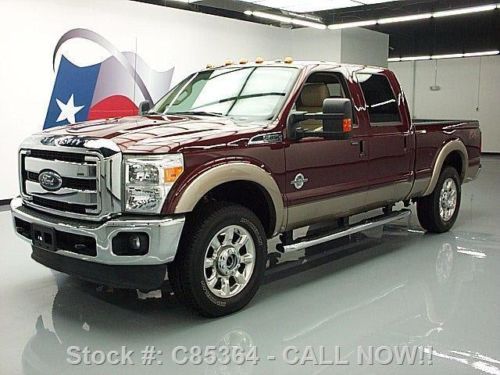 2012 ford f-250 lariat diesel fx4 4x4 sunroof nav 14k texas direct auto