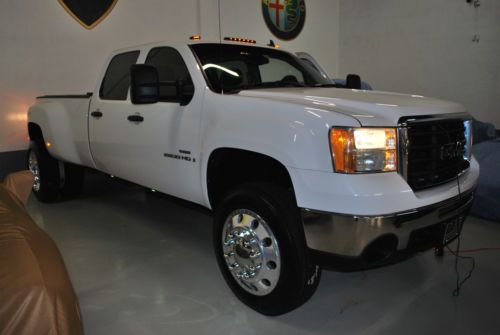 2008 gmc sierra 3500 hd sle 4x4 crew cab 6.6l duramax diesel with allison trans