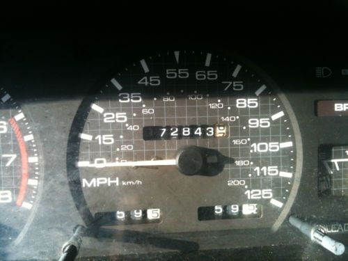 1987 NISSAN STANZA ONLY 73K MILES FL CAR  VINTAGE 4 DOOR SEDAN A/T  MUST SEE, image 7