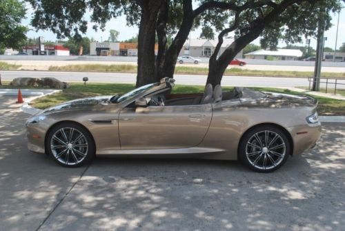 2014 aston martin db9 volante&#039; selene bronze with ice mocha