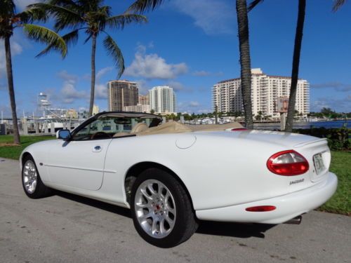 Florida 00 xkr supercharged roadster winter pkg clean carfax 87k dealer serviced