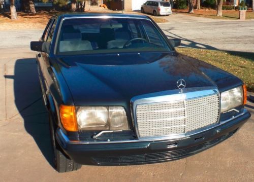 European edition 1980 mercedes 500se - no reserve - many service records