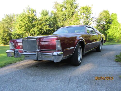 1976 lincoln continental base hardtop 2-door 7.5l