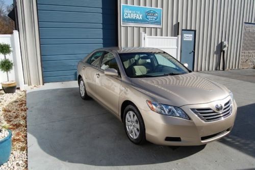 One owner 2007 toyota camry hybrid electric sedan 40 mpg alloy sat bluetooth 07