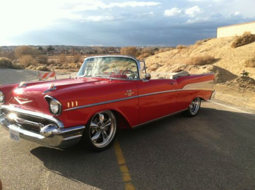 1957 chevrolet belair convertible *corvette 502 motor 450hp off body restoration