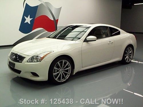 2008 infiniti g37 sport coupe sunroof nav rear cam 45k texas direct auto