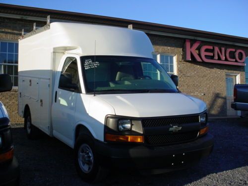 2011 chevrolet g3500 srw utility service van usv 38k mi..fact.warr supreme body