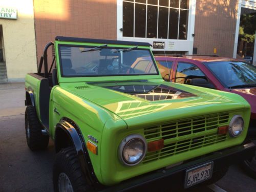 1971 ford bronco sport original 302 custom california car