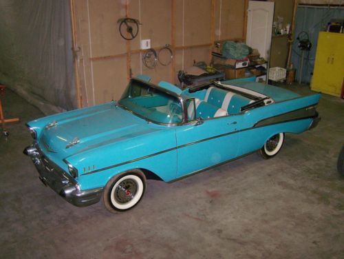 1957 Chevy Bel Air Convertible Barn Find 49K Miles No Rust Ever AACA Senior, US $62,000.00, image 8