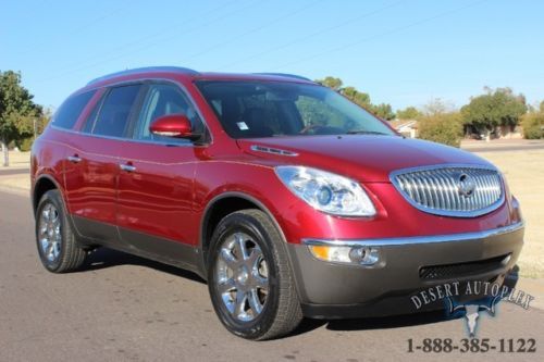 Buick enclave cxl fwd suv leather cd dvd 3rd row carfax certified one-owner gm