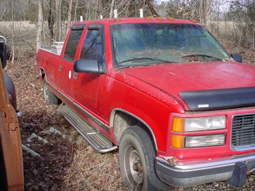 1996 gmc crew cab 4 door 6.5 turbo deisel nice body