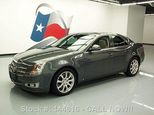 2008 cadillac cts 3.6l di pano roof nav vent seats 54k texas direct auto