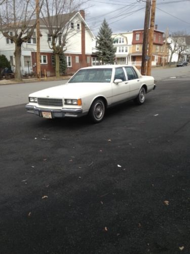 1986 chevrolet caprice classic broughman - low miles - 69,500