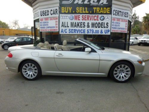 &gt;2004 bmw 645cic series 8-cylinder mineral silver matalic