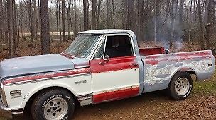 1971 chevrolet truck cheyenne, short box,, fleet side, air cab