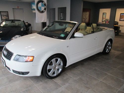 2006 audi a4 quattro convertible 3.0l low miles!