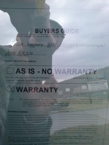 2010 Hyundai Santa Fe AWD, image 2