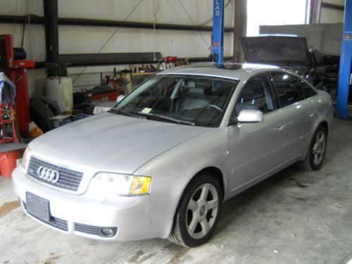 2003 audi a6 quattro base sedan 4-door 3.0l has a broken timing belt