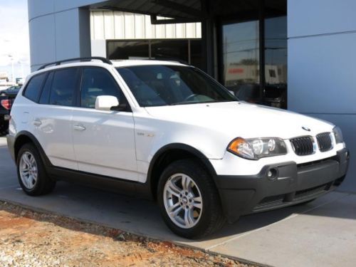 2004 bmw x3 4dr awd 3 white suv 3.0l power everything tilt wheel cruise control