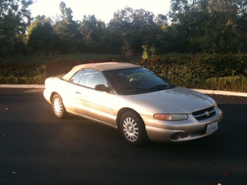 1998 chrysler sebring jx convertible 2-door 2.5l