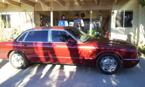 1996 jaguar xj6 base sedan 4-door 4.0l red beauty with style