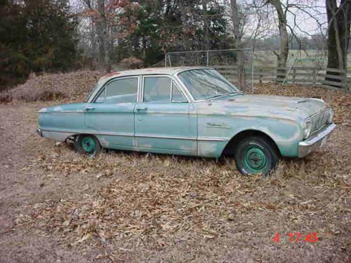 1962 ford falcon futura 4 dr - 6 cylinder - 3 spd