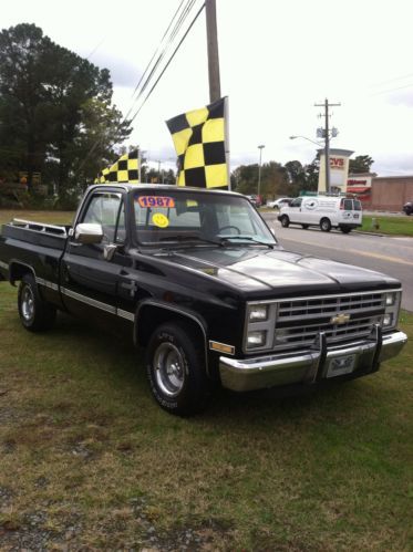 1987 chevrolet silverado shortbed 2 wheel drive 1-owner 76.500 actual miles!!