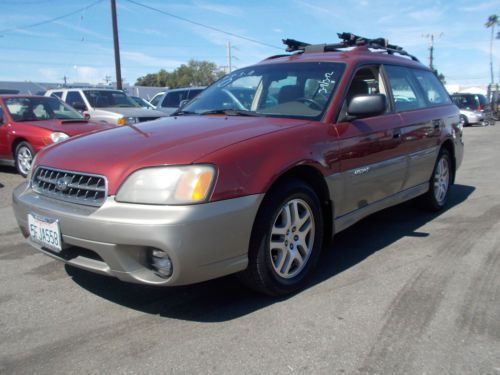 2003 subaru outback no reseve