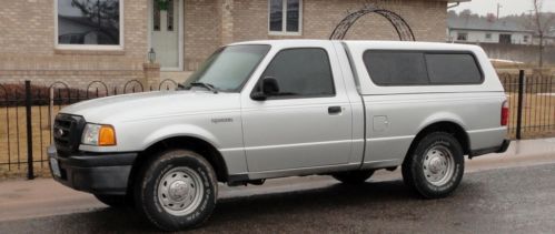 2004 ford ranger xl standard cab pickup 2-door 2.3l - 4-cyl manual  - w/topper