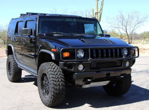 Hot! 2003 blacked-out hummer h2 arizona car, private seller, bagged &amp; customized