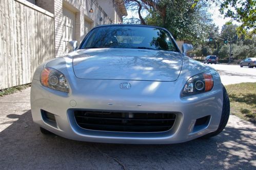 Silver 2003 Honda S2000 Convertible - Black Leather Interior - 2 Door, US $19,000.00, image 3