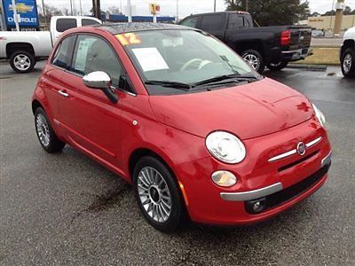 2dr hb lounge fiat 500 lounge low miles hatchback manual gasoline 1.4l 16-valve