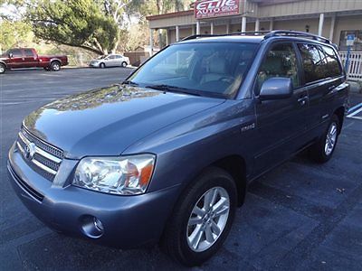 2007 highlander hybrid limited~1 fl owner~leather~heated seats~gps~sunroof~clean