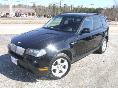 2007 bmw x3si awd black