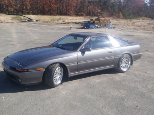 Mkiii toyota supra / 1jz twin turbo / 92 shadow gray black leather / 89k miles