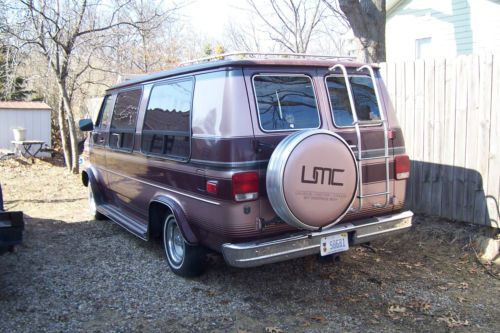 1988  chevy g-20 conversion van, 86,145 original miles, runs &amp; looks great