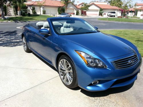 2011 infiniti g37 sport convertible one owner low miles