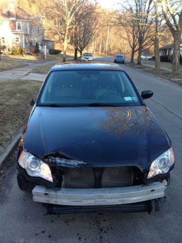 2008 subaru legacy sedan limited leather damaged rebuildable repairable salvage