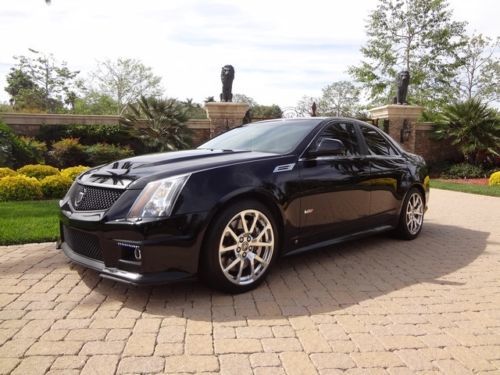 2009 cadillac cts v/ supercharged/ navigation/ ricaro seats